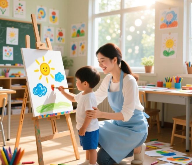 童画美术初级/5周以上/赵冉/上午8:20-9:50