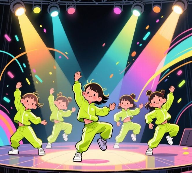 舞星极少儿舞蹈/4周以上/吕老师/下午 3:10-4:40